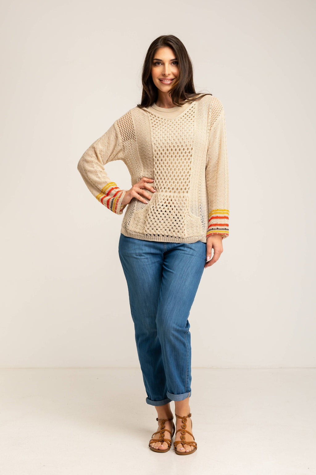 JERSEY LISO CROCHET EL2611J