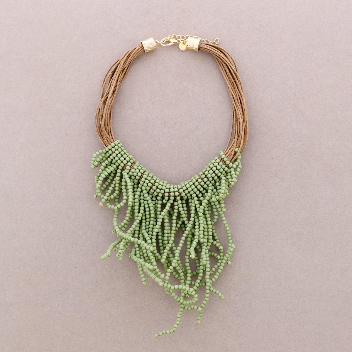Gargantilla Colgante Flexible Cuentas Resina
