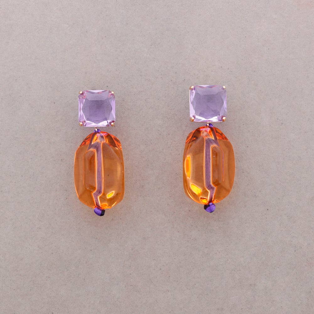 Pendientes Colgante Resina