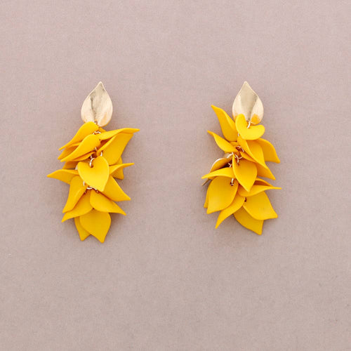 (B) Pendientes Colgante Petalos