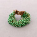 Pulsera Multi Tiras Abalorios