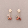 Pendientes Colgante Conchitas Resina