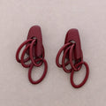 Pendientes Eslabones Irregular Resina