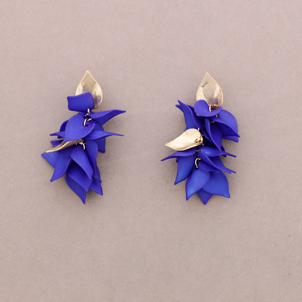 (B) Pendientes Colgante Petalos