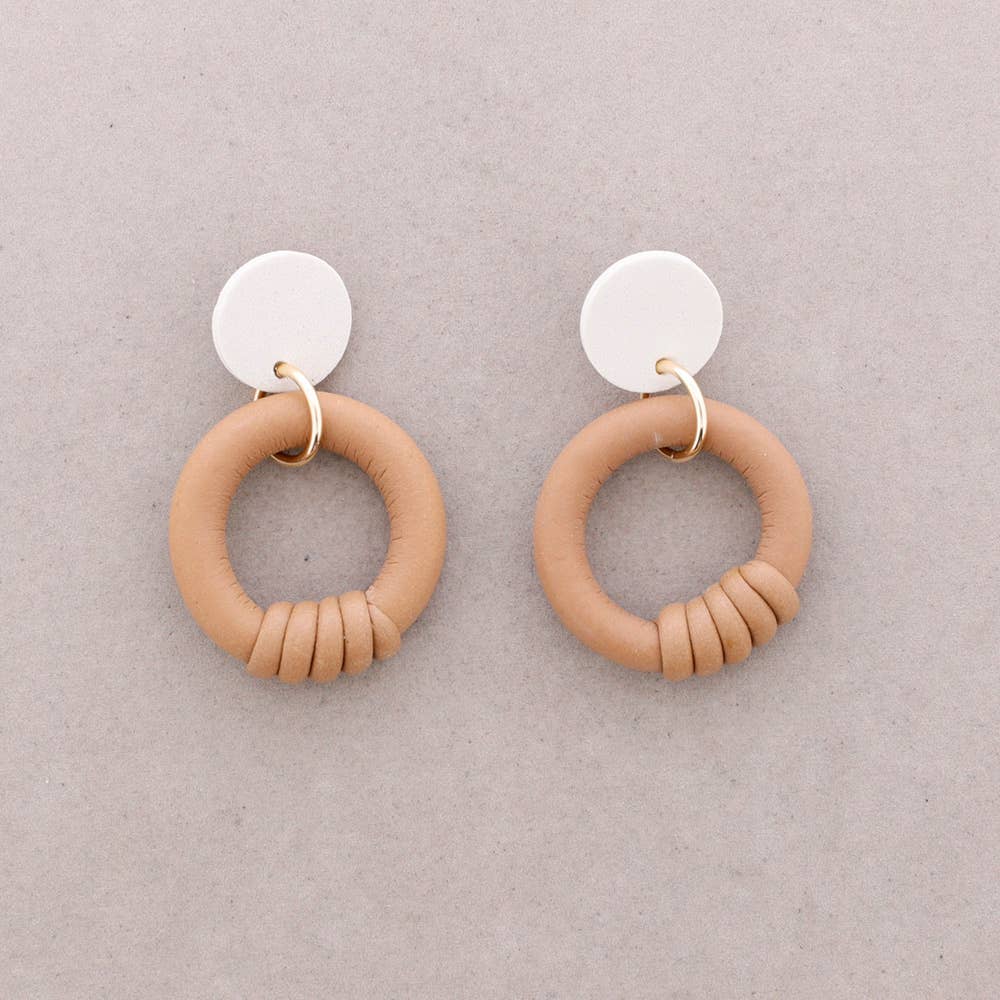 Pendientes Colgante Anilla Caucho